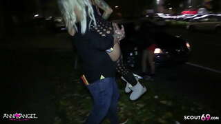 Horny λεπτό &quot;σεξοβόμβα&quot; Anni Άγγελος χωρίς προφυλακτικό με το αυτοκίνητο από το Χρήστη γαμήσει